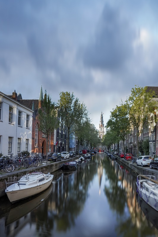 Amsterdam canal long exposure